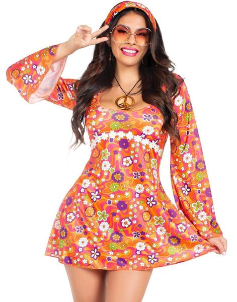 Hippie Chick Damekostyme