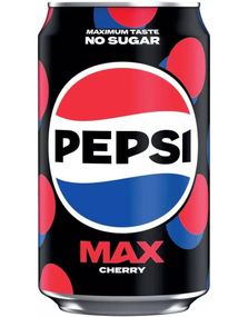 1782432000_1Pepsi Max Cherry - Sukkerfri Brus 330 ml (USA)
