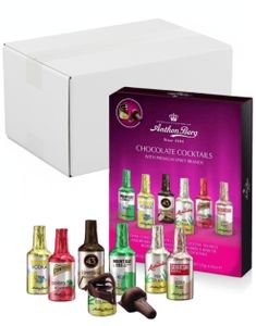 14 stk Anthon Berg Chocolate Cocktails - 12 Likørsjokolader i Gaveeske - Hel Eske 2,61 kg