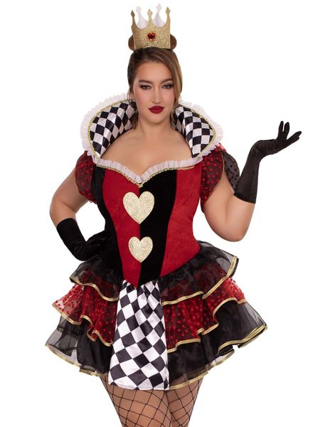 Queen of Hearts - Store Størrelser
