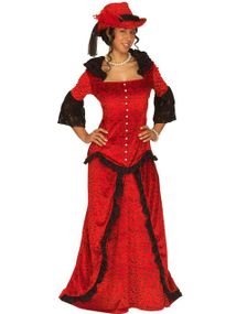 Western Red Lady - Kostyme