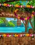 Girlander med Fargerike Hawaii Blomster 3 Meter