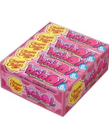 20 x 6-pk Chupa Chups Babol Tyggegummi med Tuttifruttismak - Hel eske