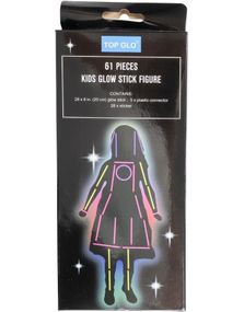 Glow Stick Figur med 61 Deler - Jente