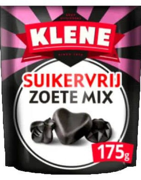 Klene Sukkerfrie Søt Lakrisblanding 175 gram
