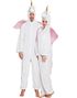 Unicorn Unisex Kostyme i Plysj med Hette