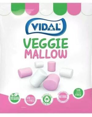 1 kg Rosa og Hvite Veganske Marshmallows