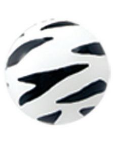 Zebra - Hvit og Svart Akrylkule