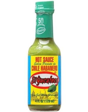 El Yucateco Green Chilli Habanero Salsa - Sterk Salsa 120 ml