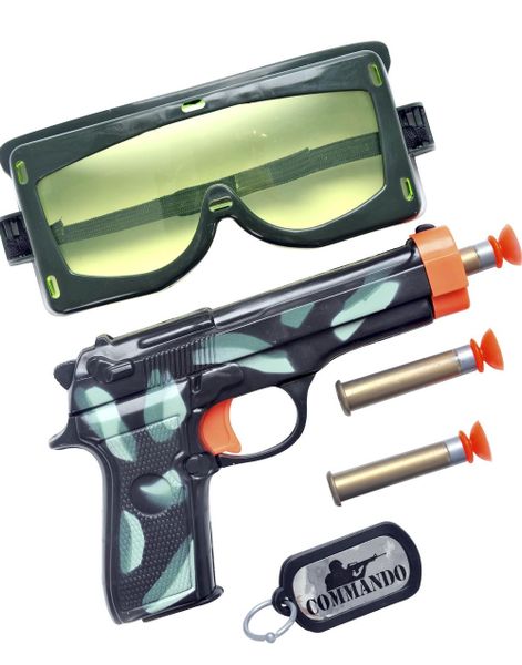 Militært Sugekopp-Pistol Sett