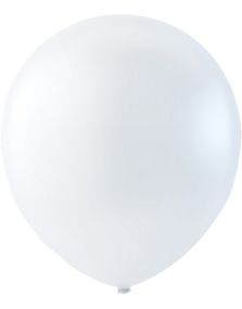 100 stk 30 cm MEGAPACK - Hvite Ballonger