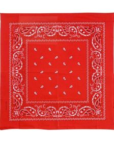 Rød Paisley Bandana
