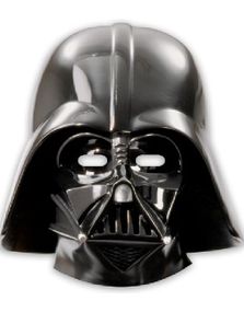6 stk Dart Vader Pappmasker - Star Wars