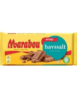 Marabou Havsalt Sjokoladeplate 160 gram
