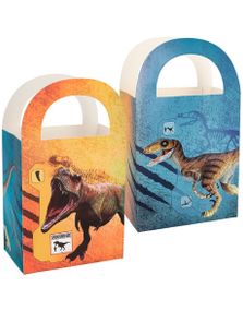 4 stk Dino Party Godteposer i Papir