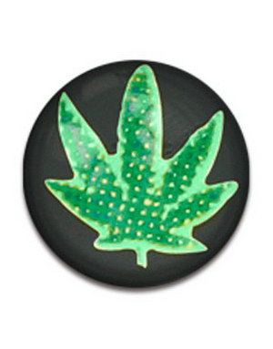 Green Weed - Svart Dermal Anchor Kule