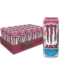 24 stk Monster Energy Viking Berry 473 ml (USA Import) - Hel Brett