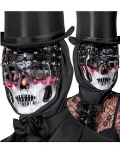 Living Dead- Skummel Maske Med Nagler