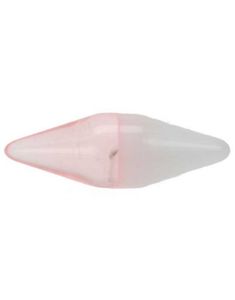 Spiss Pille Rosa - 5x15 mm Akrylkule til 1,6 mm stang