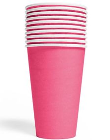10 stk Hot Pink Pappkrus 350 ml