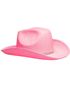 Lys Rosa Cowboyhatt med Stener