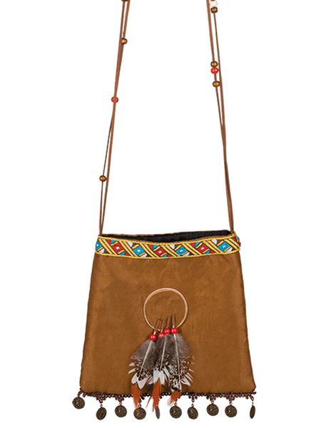 Brun Indianer Kostymeveske
