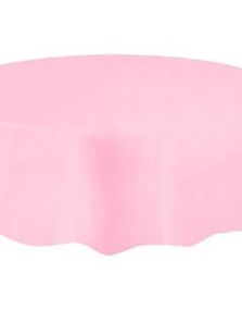 Lys Rosa Rund Plastduk 213 cm