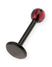 Storm Pink/Black Labrett - 1.2 x 8 mm