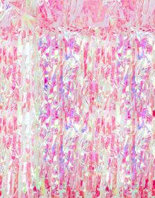 Iriserende Rosa Bakgrunn/Dørforheng 100x200 cm