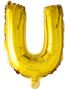 JUMBO Gullfarget Bokstavballonger A-Z - 102 cm