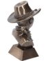 John Wayne - Bronsefarget Byste 18 cm
