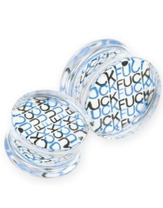 The F Word - Gjennomsiktig Piercing Plugg