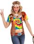 Fotorealistisk Hippie T-skjorte til Dame