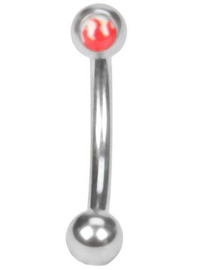 Red Fire - 1.2 x 8 mm Øyenbrynspiercing