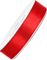 RØDT Silkebånd 50 meter x 3 mm