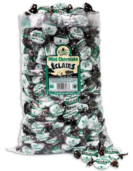 2,5 kg Walkers Mint Chocolate Eclairs Toffee - Stor Pose