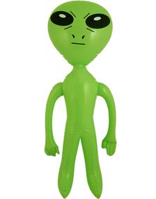 Oppblåsbar Grønn Alien 62 cm