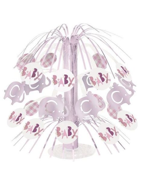 Baby Pink Elephant Borddekorasjon 22 cm