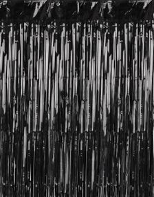 Fest Gardin Svart 90x250 cm - Backdrop/Bakgrunn 