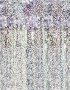 Holografisk Sølv Bakgrunn/Dørforheng 100x200 cm