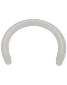 Rund Hvit Bioplast Stang til 1,6 mm Kule
