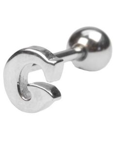 Tungepiercing med Bokstaven G