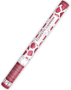 Røde Roseblader - Konfettikanon 60 cm