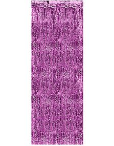 Lilla Metallisk Dørforheng 250x90 cm