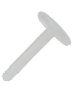 Labrett Bioplast Stang i Hvit til 1,2 mm Kule