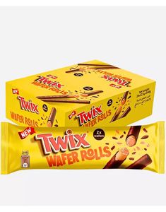 24 stk Twix Wafer Rolls - Kjeksstenger med Twixfyll - Hel Eske