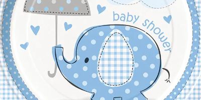 Babyshower Blue Elephant