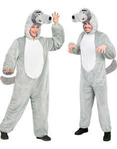 Kigurumi Ulvekostyme til Voksen - Unisex