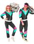 Svart 80-talls Grilldress / Treningsdress Unisex Kostyme - Strl XL