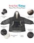 Snug Rug Eskimo Sherpa Fleece Hoodie i Rosa